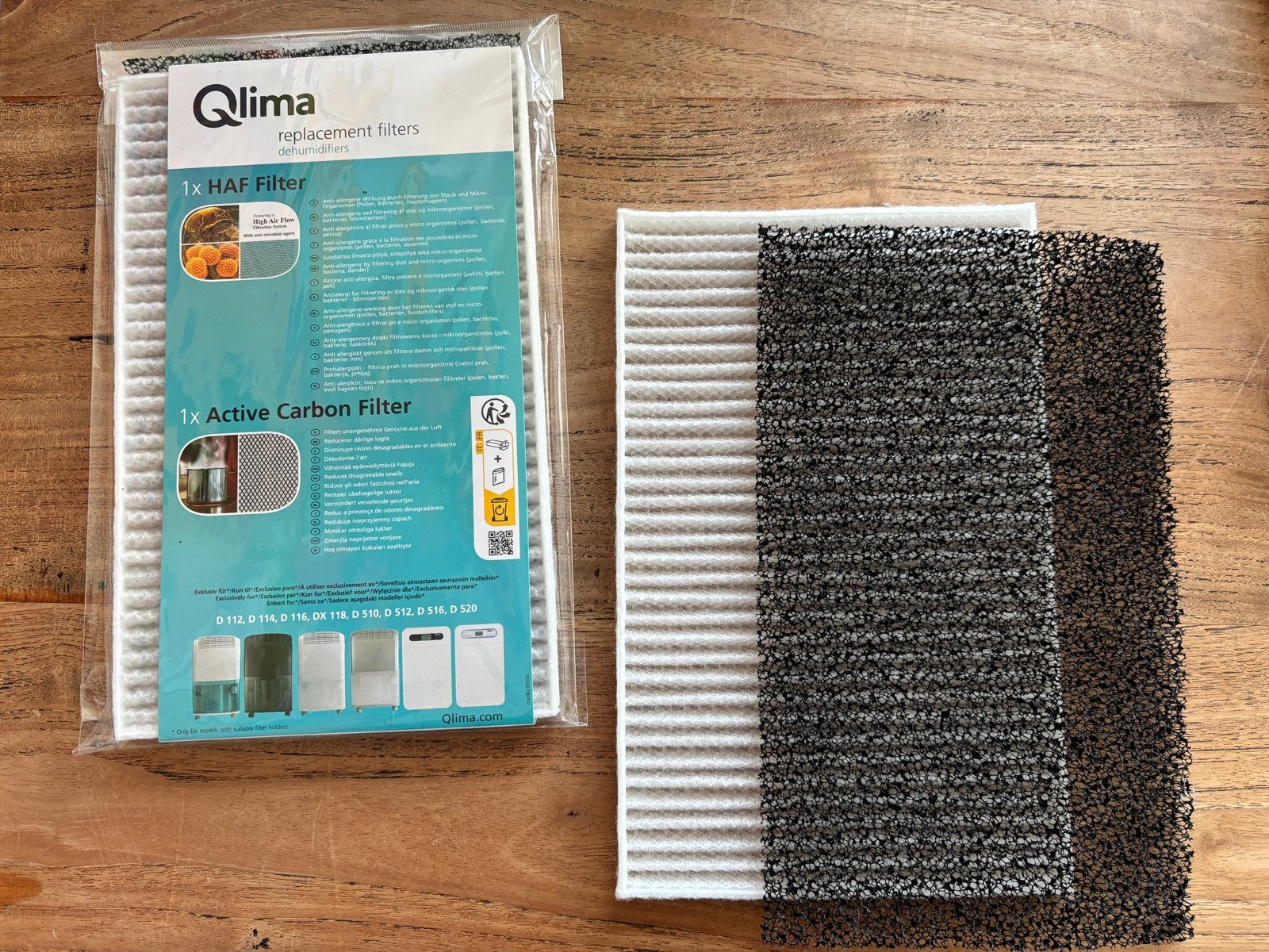Qlima filters voor luchtontvochtiger (nieuw en gebruikt), Ophalen of Verzenden, Nieuw