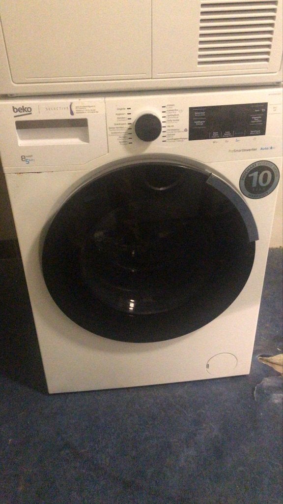beko wasdroog combi, 6 tot 8 kg, Ophalen of Verzenden, Gebruikt, Minder dan 85 cm