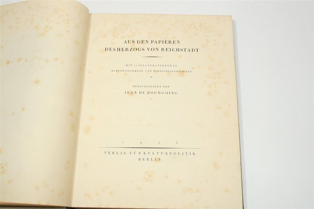 Herzog von Reichstadt — Napoleons Zoon, Documenten 1925, Boeken, Geschiedenis | Wereld, Ophalen of Verzenden, Gelezen, Europa