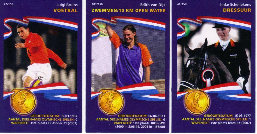 Olympische SpeelKaarten (Ga voor Goud), Verzamelen, Ophalen of Verzenden, Nieuw, Buitenlandse clubs, Poster, Plaatje of Sticker