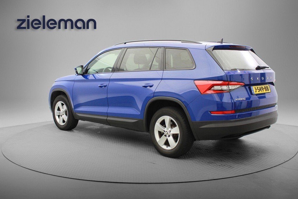 Skoda KODIAQ 1.5 TSI Ambition Automaat - Carplay, Navi, Crui, Auto's, Euro 6, 4 cilinders, Blauw, 1481 kg