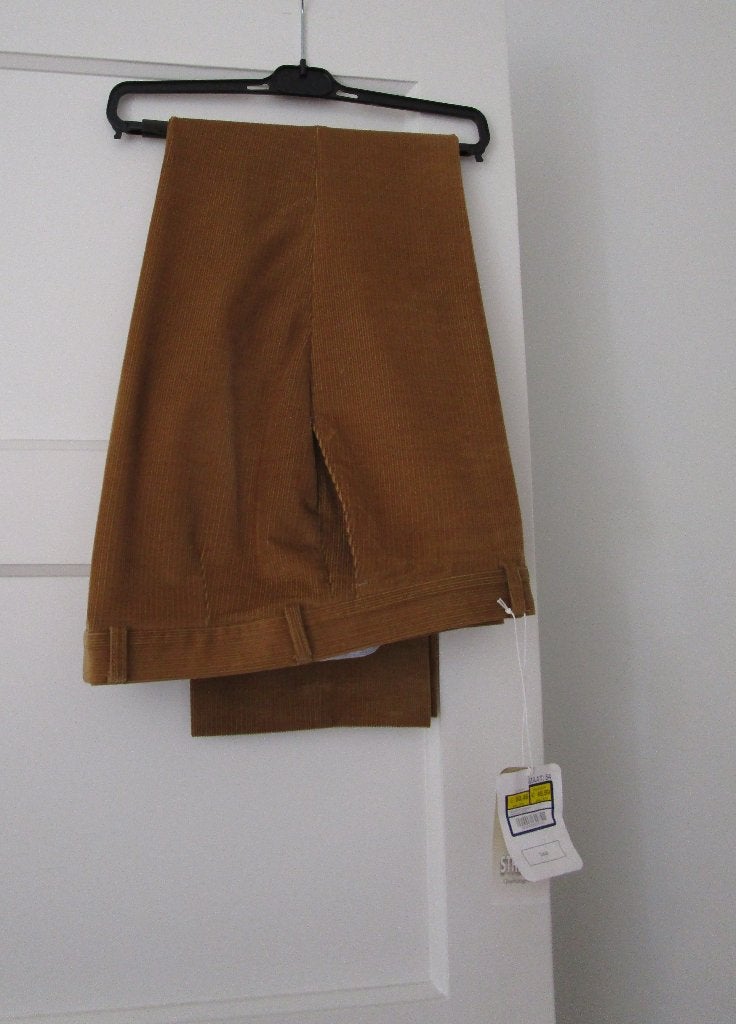 corduroy stretch pantalon mt. 54 cognac NIEUW  oeko-tex, Ophalen of Verzenden, Nieuw, Maat 52/54 (L), Bruin