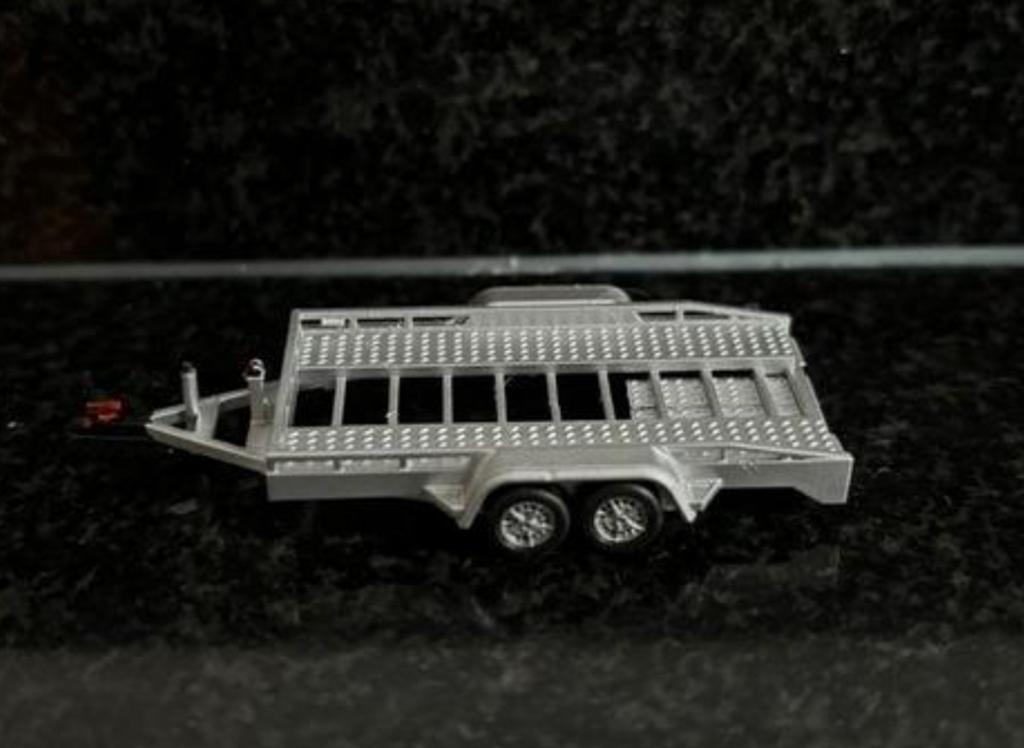 Resin bouwpakket auto aanhanger ambulance aanhangwagen 1:87, Verzenden, Nieuw