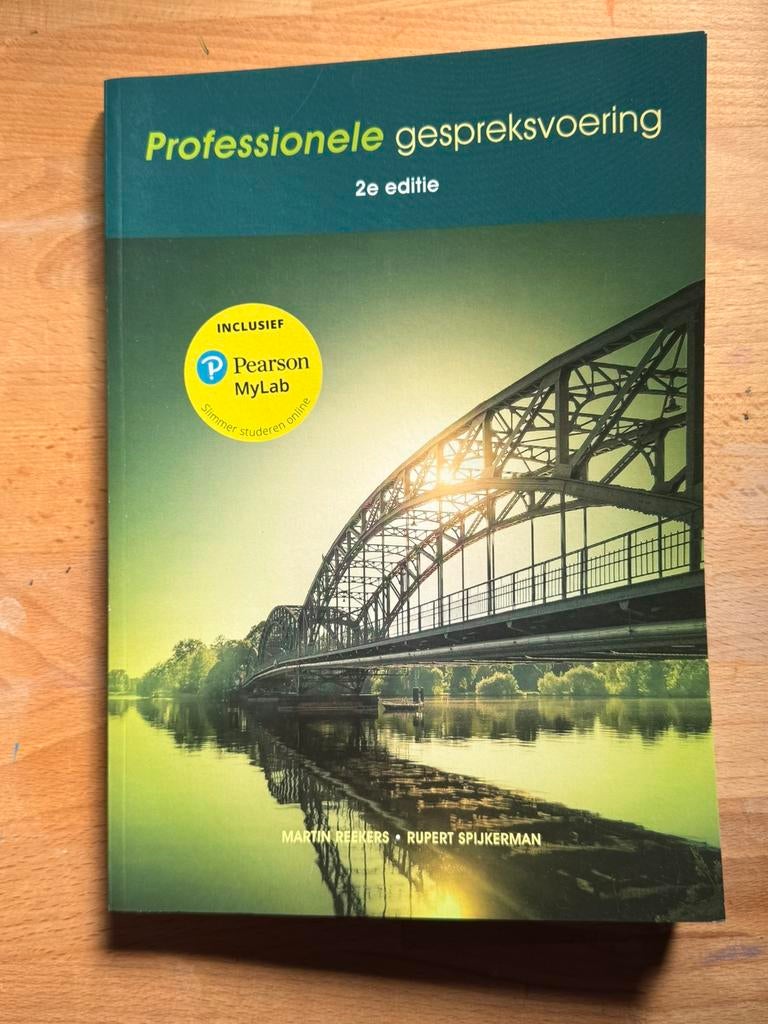 Professionele gespreksvoering, Boeken, Studieboeken en Cursussen, Ophalen of Verzenden, Beta, Nieuw, HBO