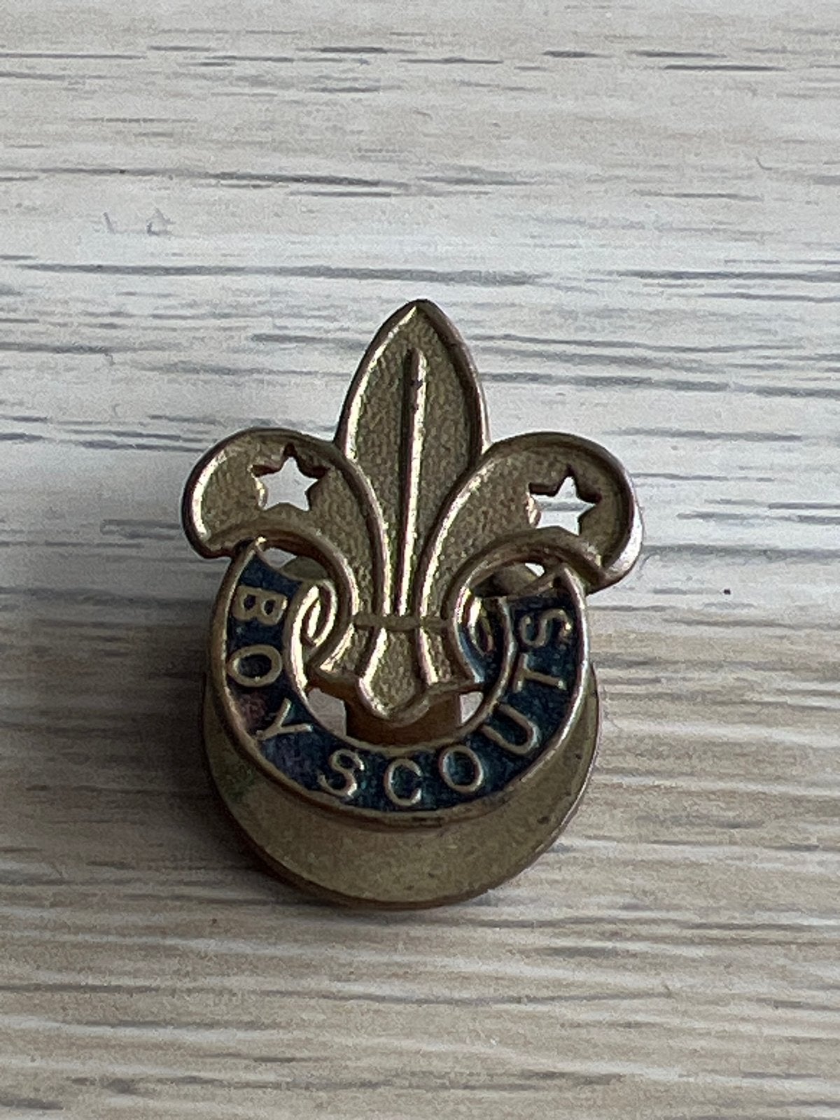 Boy Scouts Embleem/Speld - Fleur-de-lis, Verzamelen, Ophalen of Verzenden, Gebruikt, Embleem, Speld of Insigne