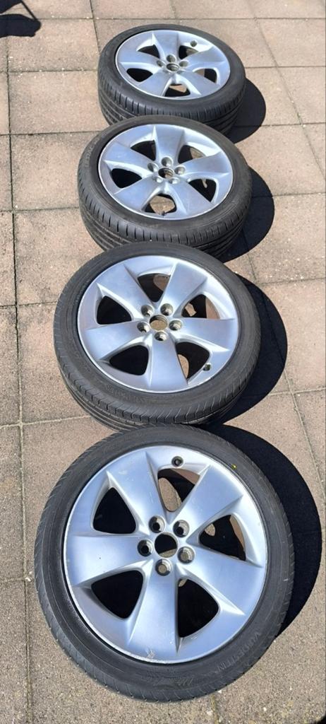 215/45 R 17 Banden en Velgen, 215 mm, 17 inch, Ophalen of Verzenden, Zomerbanden