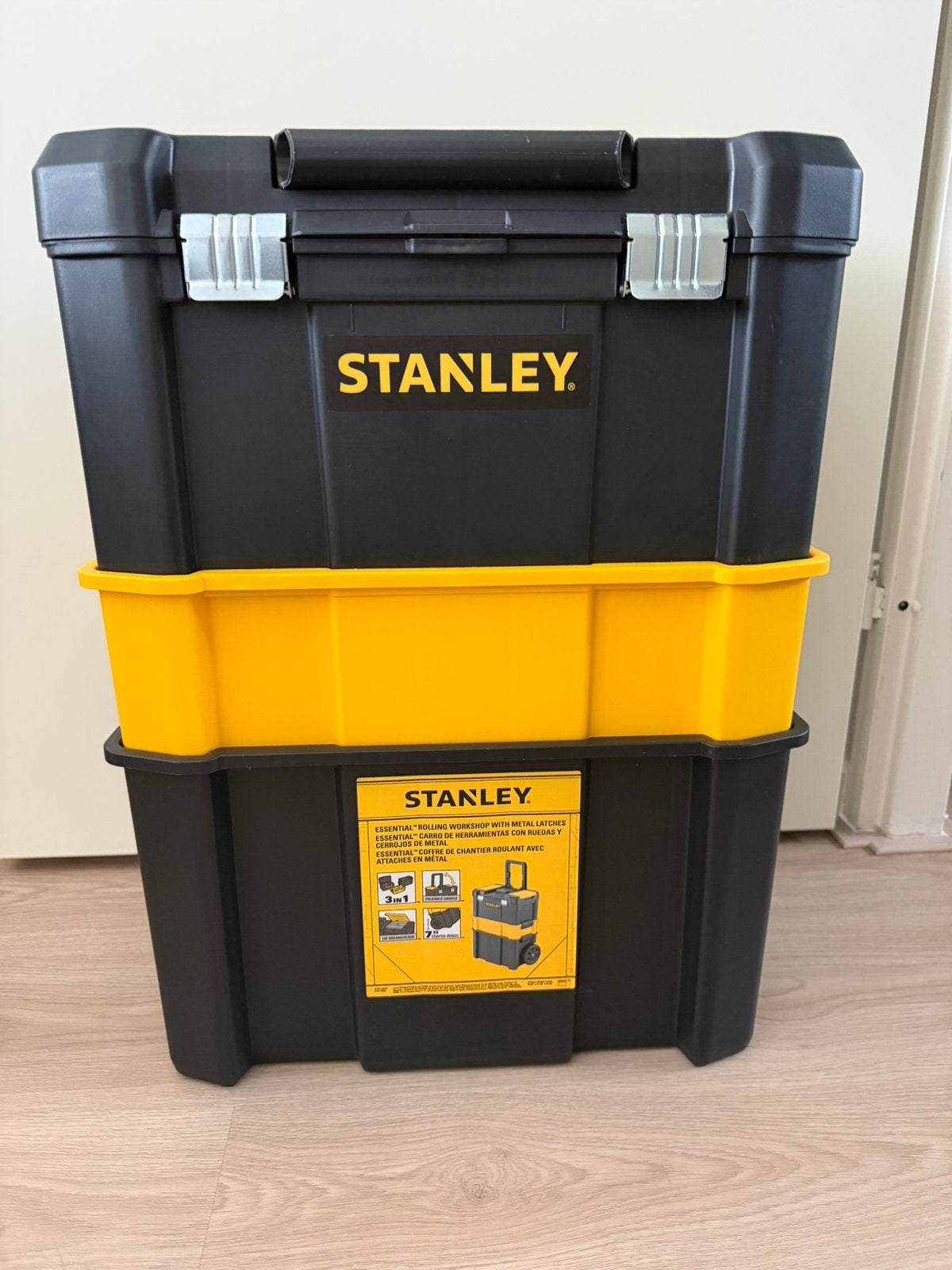 Stanley Essential 3-in-1 gereedschapswagen, Doe-het-zelf en Verbouw, Gereedschapskisten, Ophalen, Zo goed als nieuw