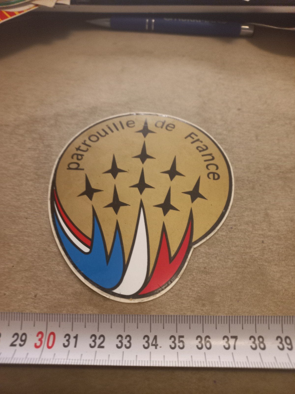 Vintage Patrouille de France Sticker, Ophalen of Verzenden