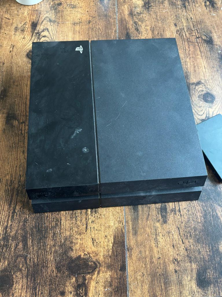 PlayStation 4 met controller en externe harde schijf, Ophalen of Verzenden, Met 1 controller, Original, Met harde schijf