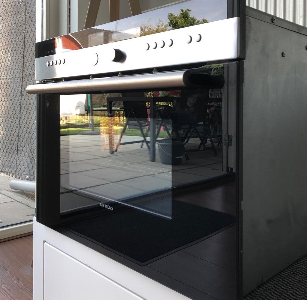 SIEMENS COMBI MAGNETRON OVEN EN GRILL, Witgoed en Apparatuur, Magnetrons, Ophalen, Zo goed als nieuw, Grill, Inbouw