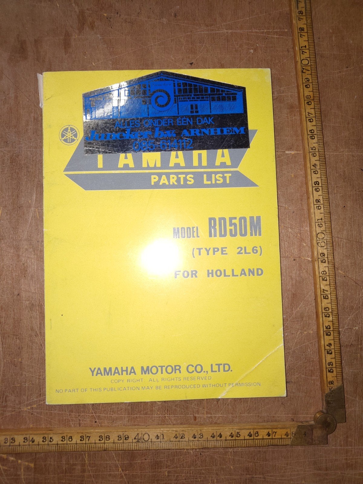 Yamaha RD50m Onderdelen Documentatie, Ophalen of Verzenden