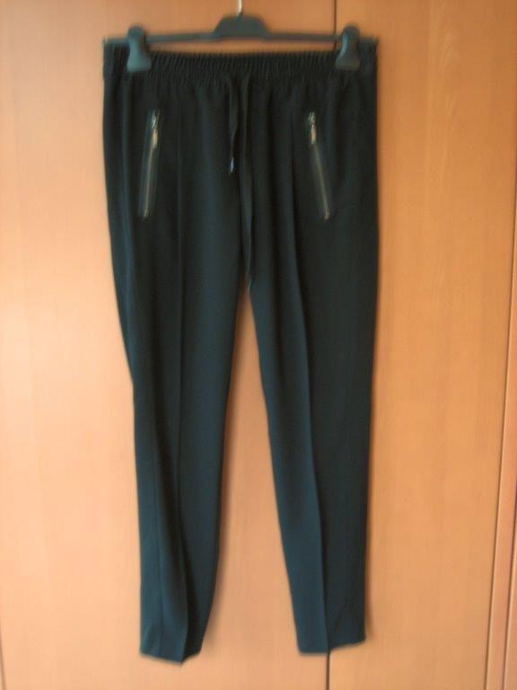 Chique diep zwarte pantalon SUMMUM 34-36 snazzeys, Summum, Verzenden, Zwart, Nieuw