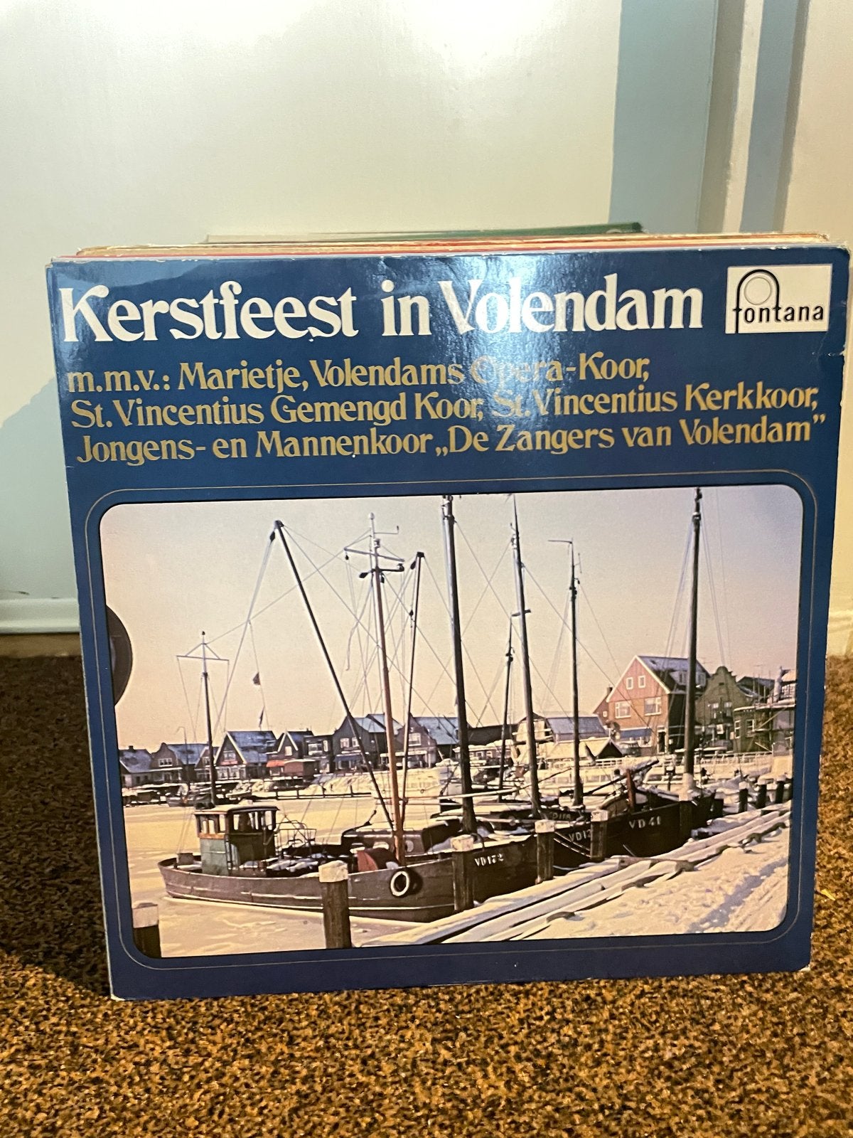 Kerstfeest in Volendam LP - Diverse Volendamse Koor, LP, Gebruikt, Overige genres, Ophalen of Verzenden
