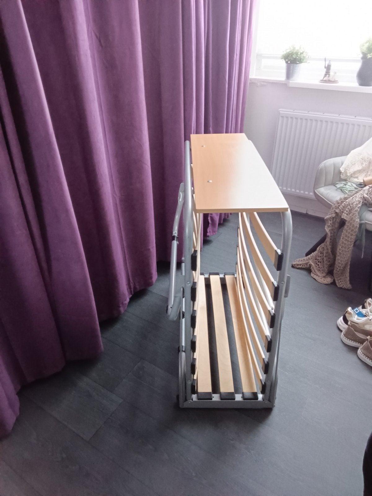 Opklapbaar logeerbed met matras en hoes, Huis en Inrichting, Ophalen, Eenpersoons, Praktisch en ruimtebesparend, 80 cm