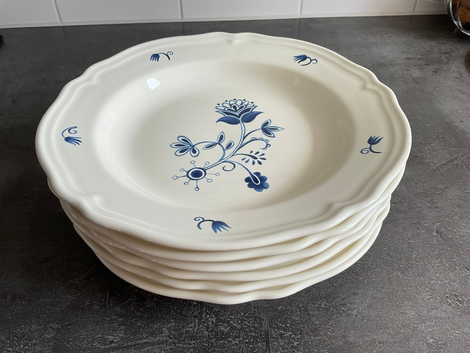 6 diepe borden Ikea arv idyll, Ophalen of Verzenden, Aardewerk, Overige stijlen, Bord(en)