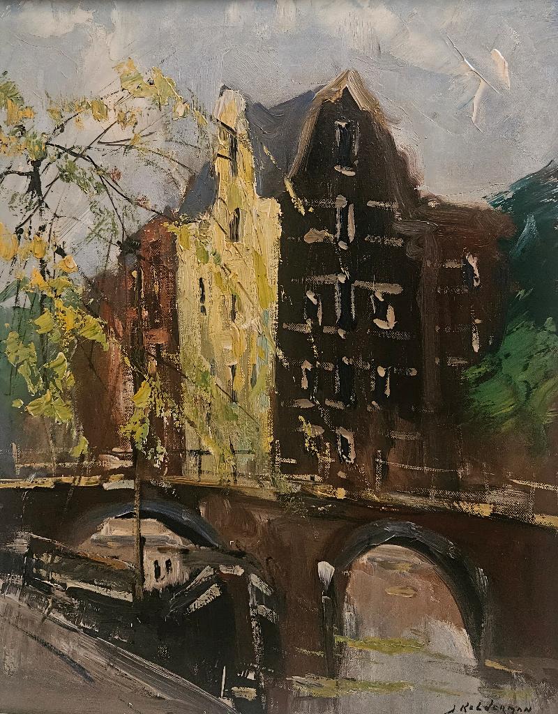 Schilderij Jan Kelderman-Amsterdam, Ophalen