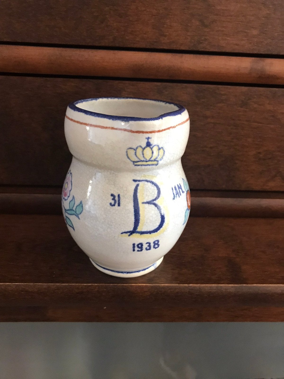 Geboortekannetje van prinses Beatrix 31 januari 1938, Ophalen of Verzenden