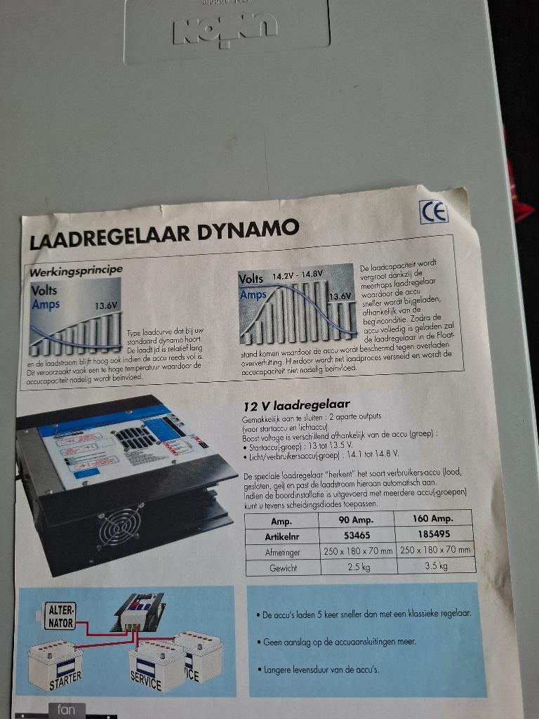 Dynamo naar batterij regelaar Sterling, Watersport en Boten, Bootonderdelen, Ophalen, Gebruikt, Elektra en Verlichting, Zeilboot of Motorboot