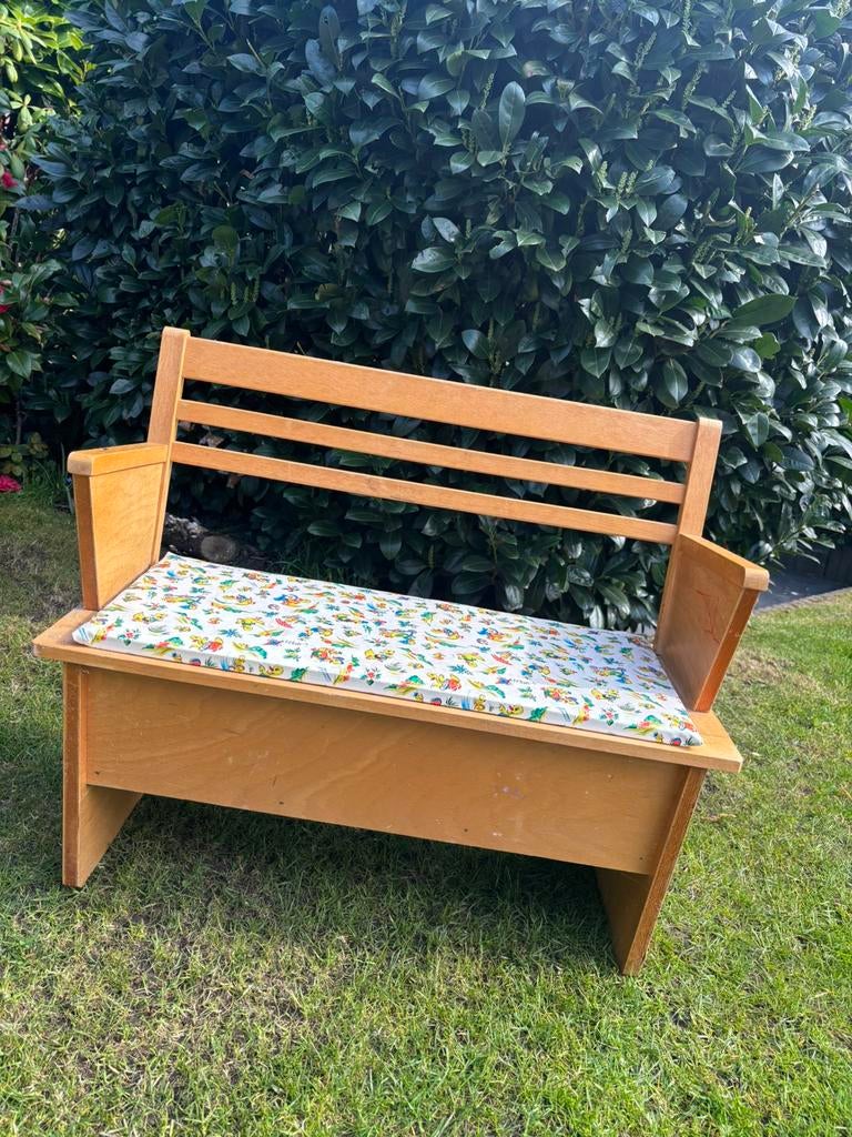 Houten kinderbankje, Ophalen of Verzenden, Gebruikt, Stoel(en)