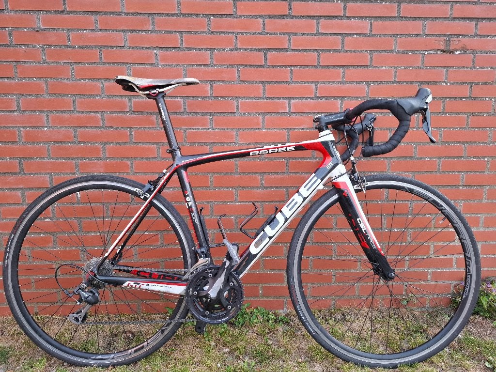 Cube Agree GTC Pro Carbon Compact racefiets maat 56, 28 inch, Gebruikt, Carbon, Meer dan 20 versnellingen