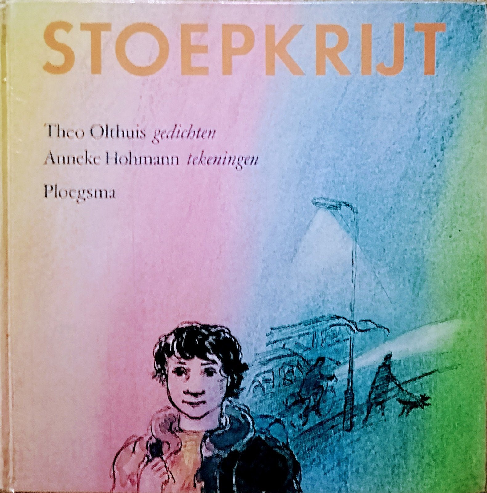 Stoepkrijt, Gelezen, Fictie algemeen, Theo Olthuis., Ophalen of Verzenden