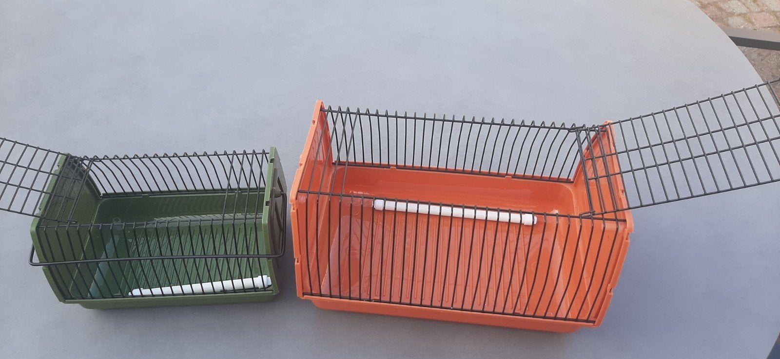 transport kooitjes, Ophalen of Verzenden, Zo goed als nieuw, Kunststof, Vogelkooi