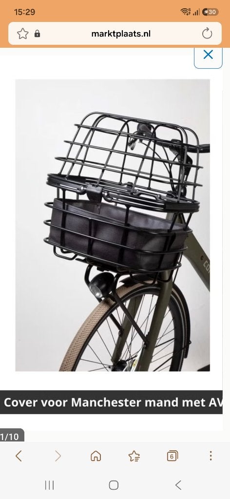 Honden fietsmand, Ophalen, Nieuw, Overige typen, Cortina