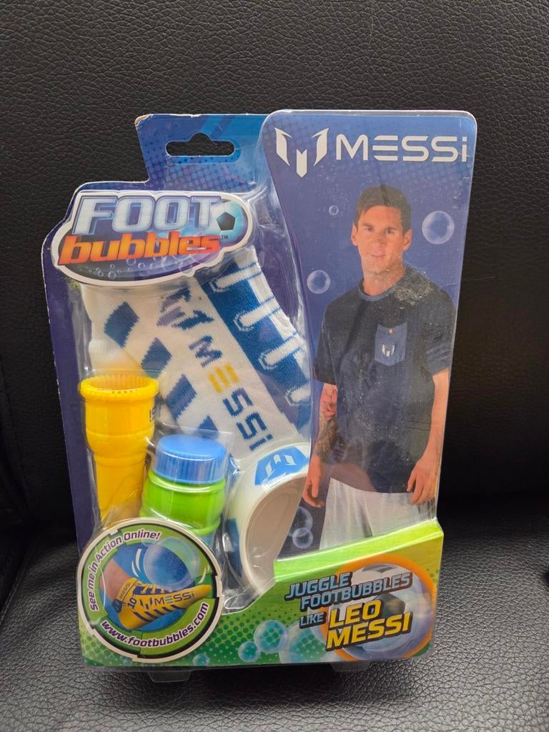 Messi Foot Bubbles set - Nieuw voetbal bubbel speelgoed, Ophalen of Verzenden, Nieuw
