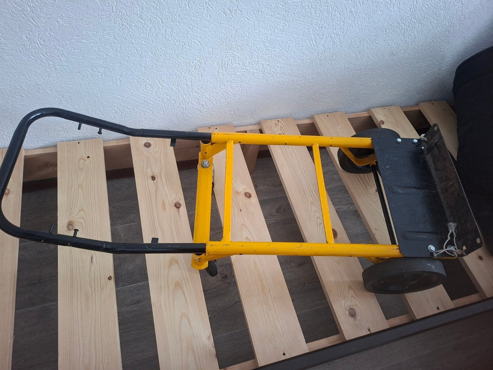 Stevige Steekwagen - Geel/Zwart, Ophalen, Gebruikt, Steekwagen