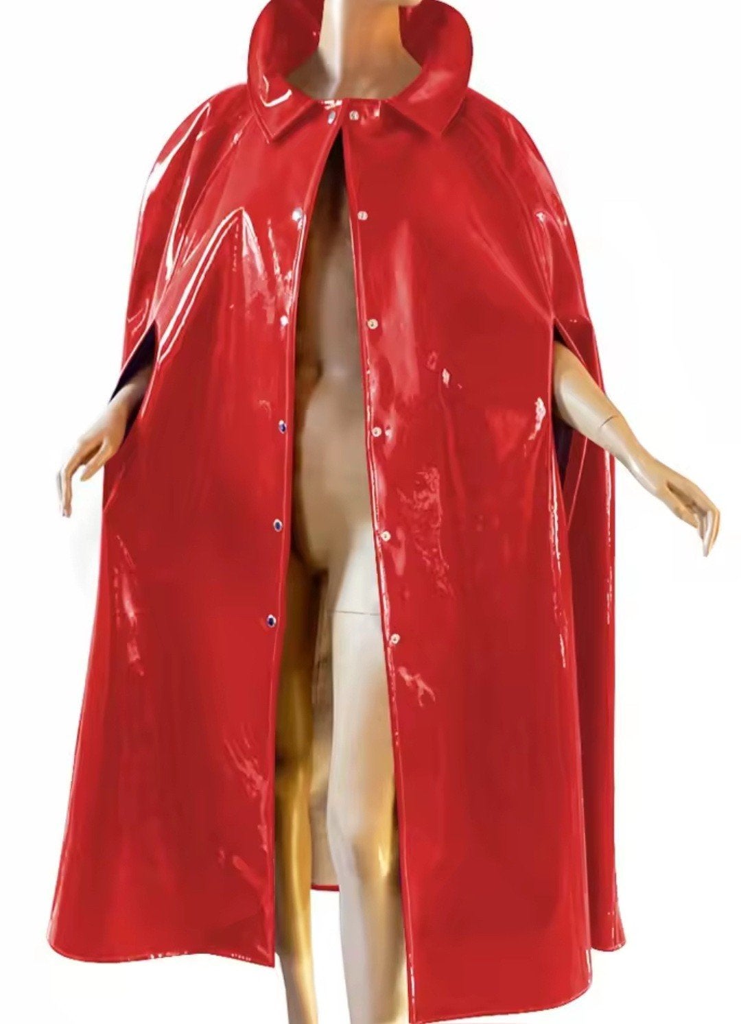 Prachtige Lak PVC Cape, tm 7XL, Verzenden, Nieuw