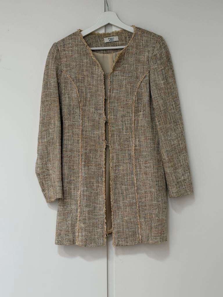 Scapa Colbert - Zo goed als nieuw, met haaksluiting, Kleding | Dames, Jasjes, Kostuums en Pakken, Ophalen, Beige, Zo goed als nieuw