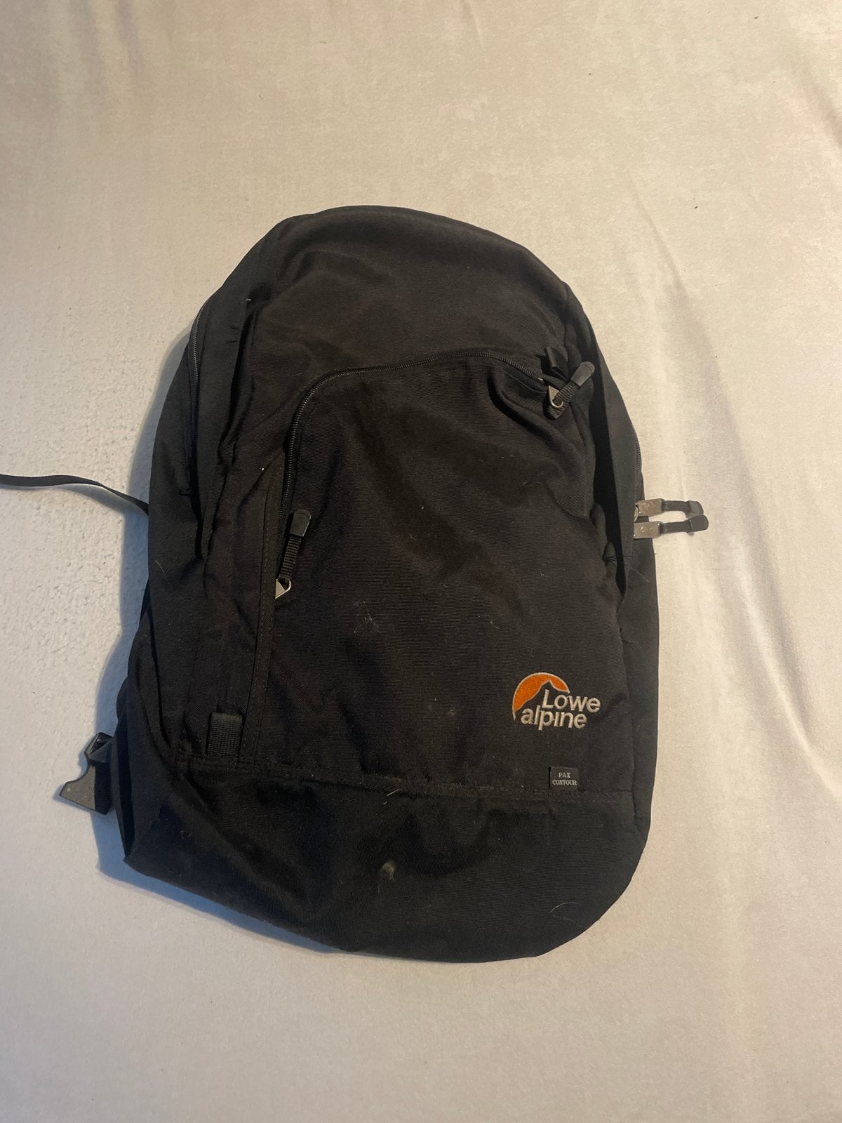 Lowe Alpine Zwarte Rugzak - Ideaal voor Dagelijks Gebruik, Gebruikt, 25 tot 40 cm, Ophalen of Verzenden, Overige merken