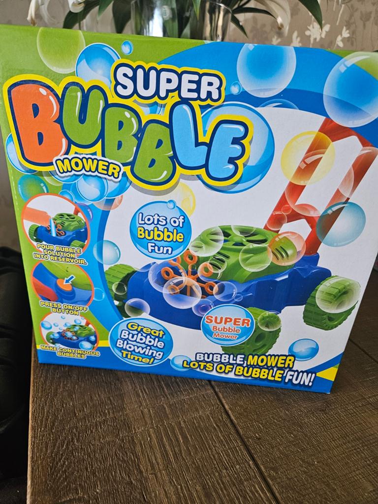 Nieuwe Super Bubble Mower - Bellenblaas Grasmaaier, Ophalen of Verzenden, Nieuw