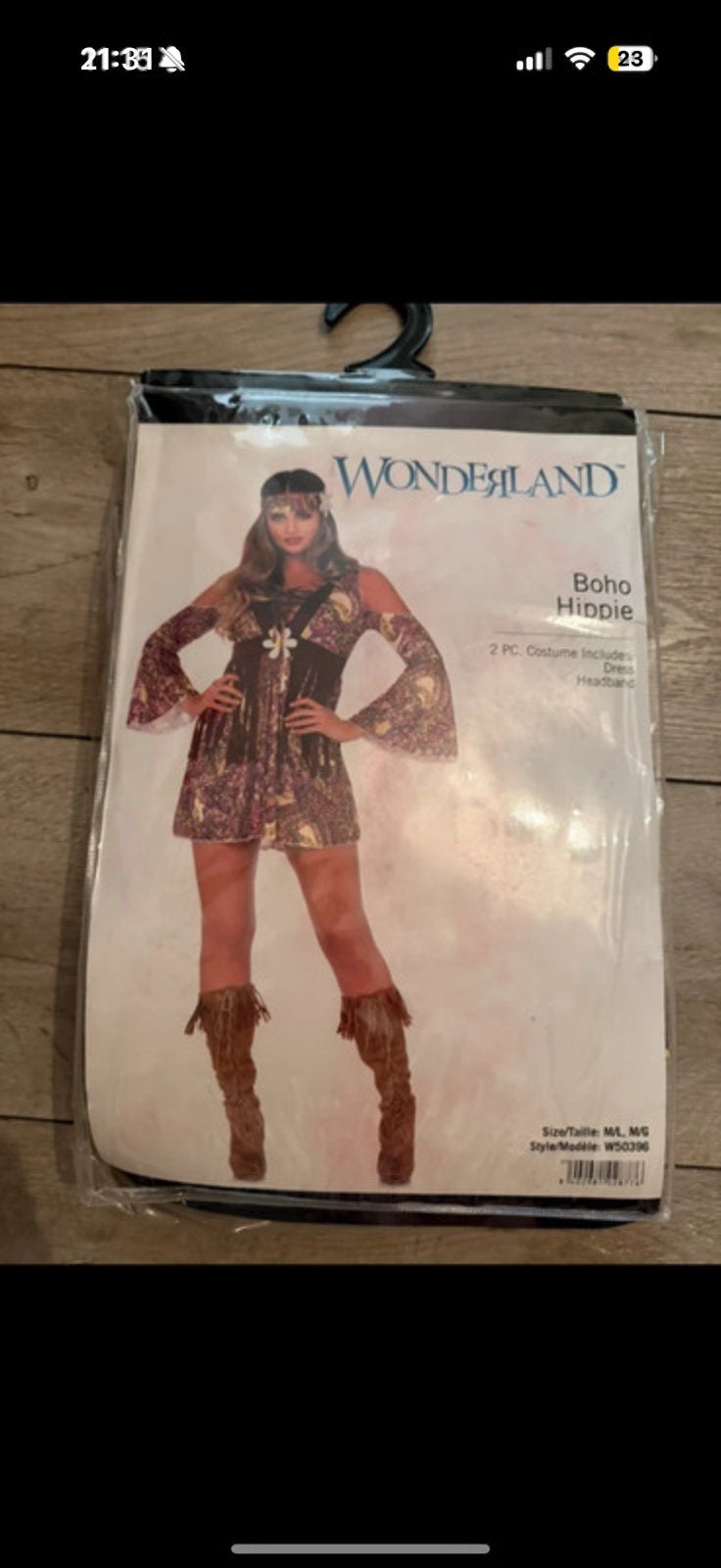 Carnavals pakje Boho Hippie NIEUW, Ophalen of Verzenden, Nieuw, Carnaval