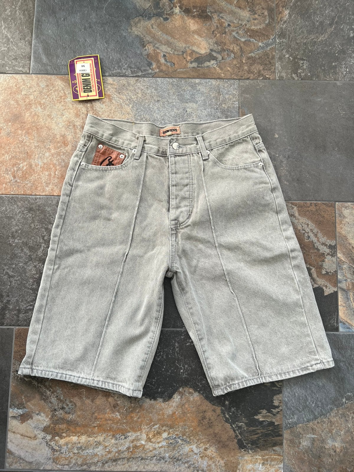 Corteiz Denim Shorts Grijs, Ophalen of Verzenden, Nieuw, Maat 48/50 (M), Grijs