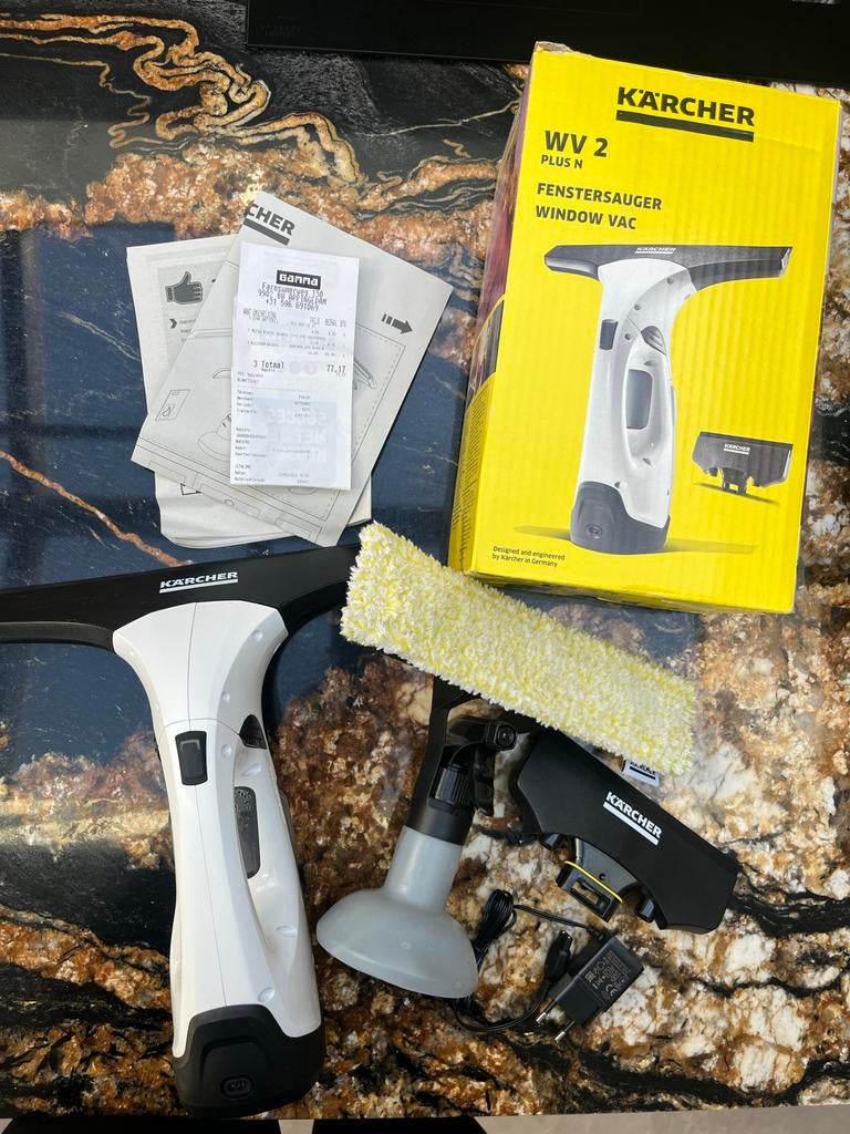Kärcher WV 2 Plus N Ruitenreiniger - Nieuw in doos, Ophalen of Verzenden, Nieuw