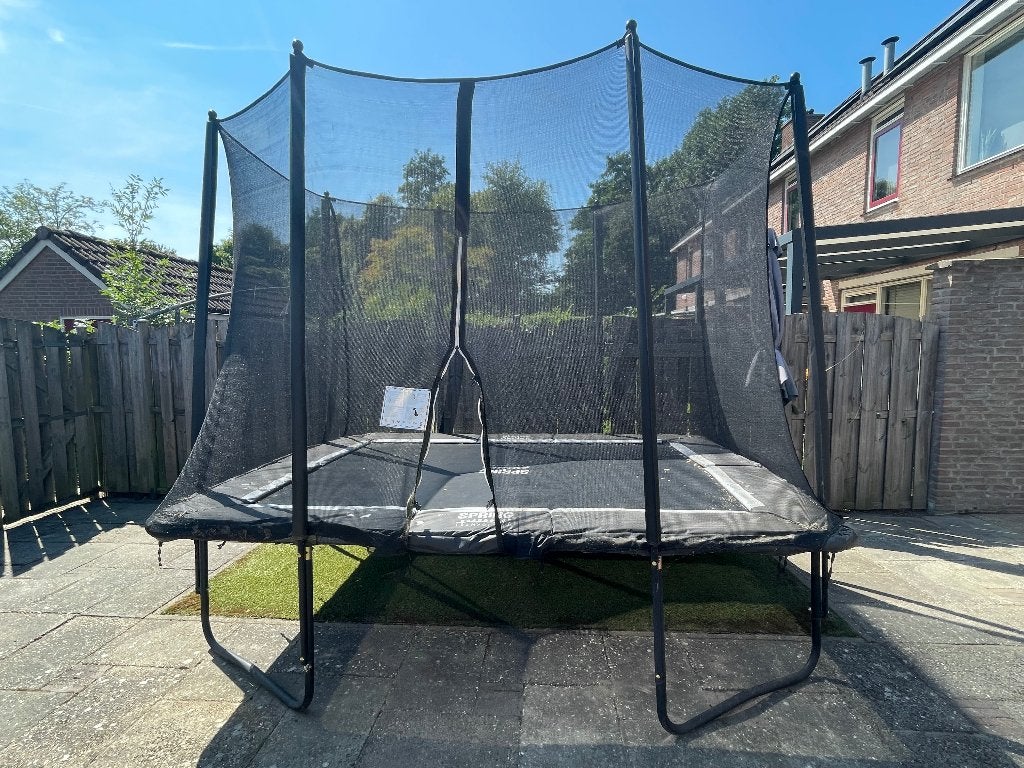Trampoline, Ophalen, Gebruikt