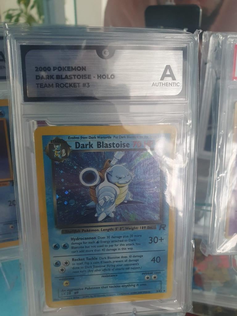 Dark Blastoise, Wartortle & Squirtle (2000), Hobby en Vrije tijd, Verzamelkaartspellen | Pokémon, Ophalen of Verzenden, Zo goed als nieuw