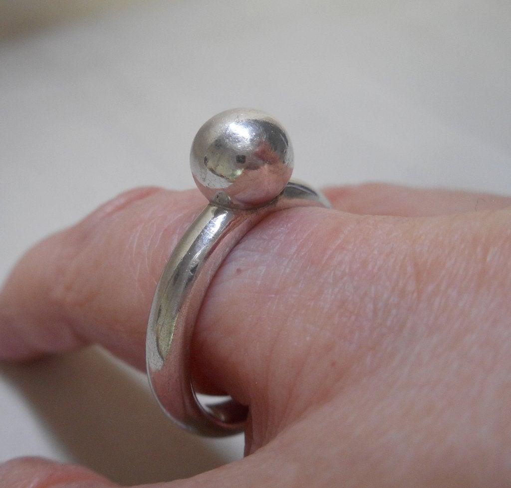 Zilveren Ti Sento ring maat 19.5 nr.2128, Verzenden, 19 tot 20, Zo goed als nieuw, Dame