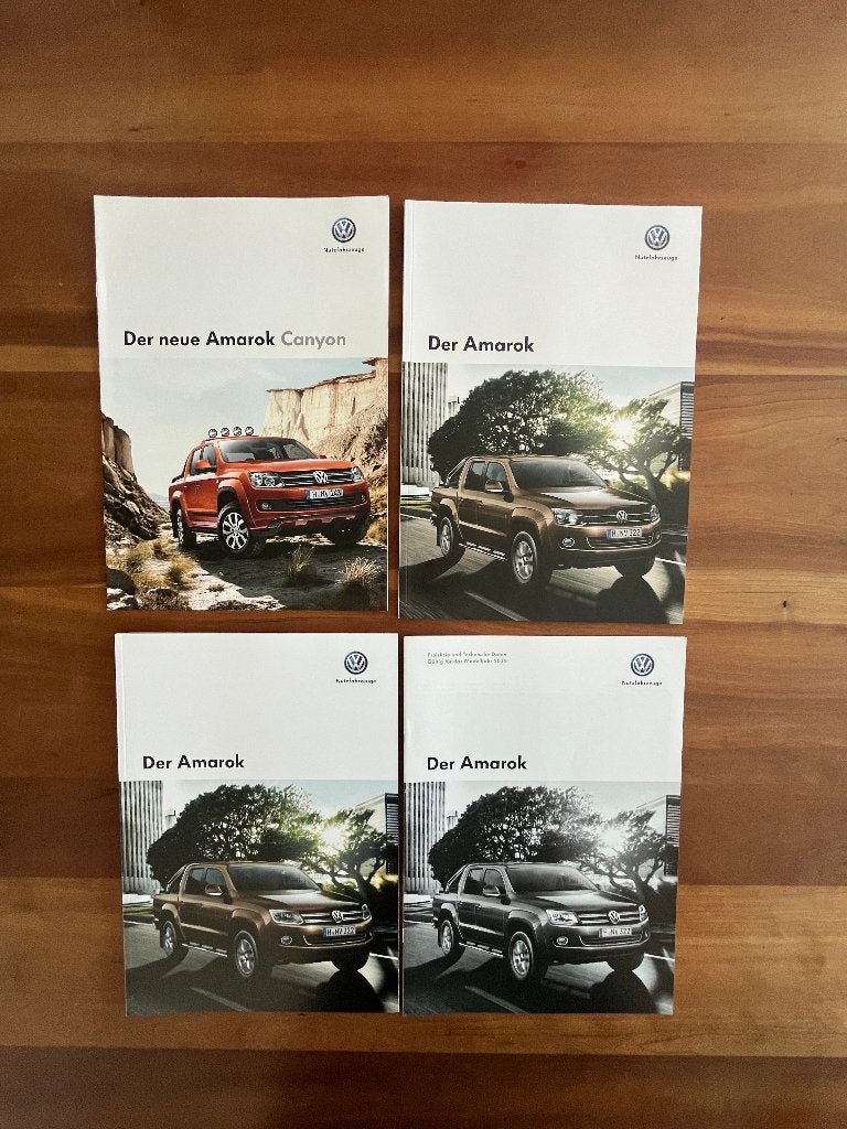 4x Volkswagen Amarok en de Amarok Canyon, Ophalen of Verzenden, Algemeen