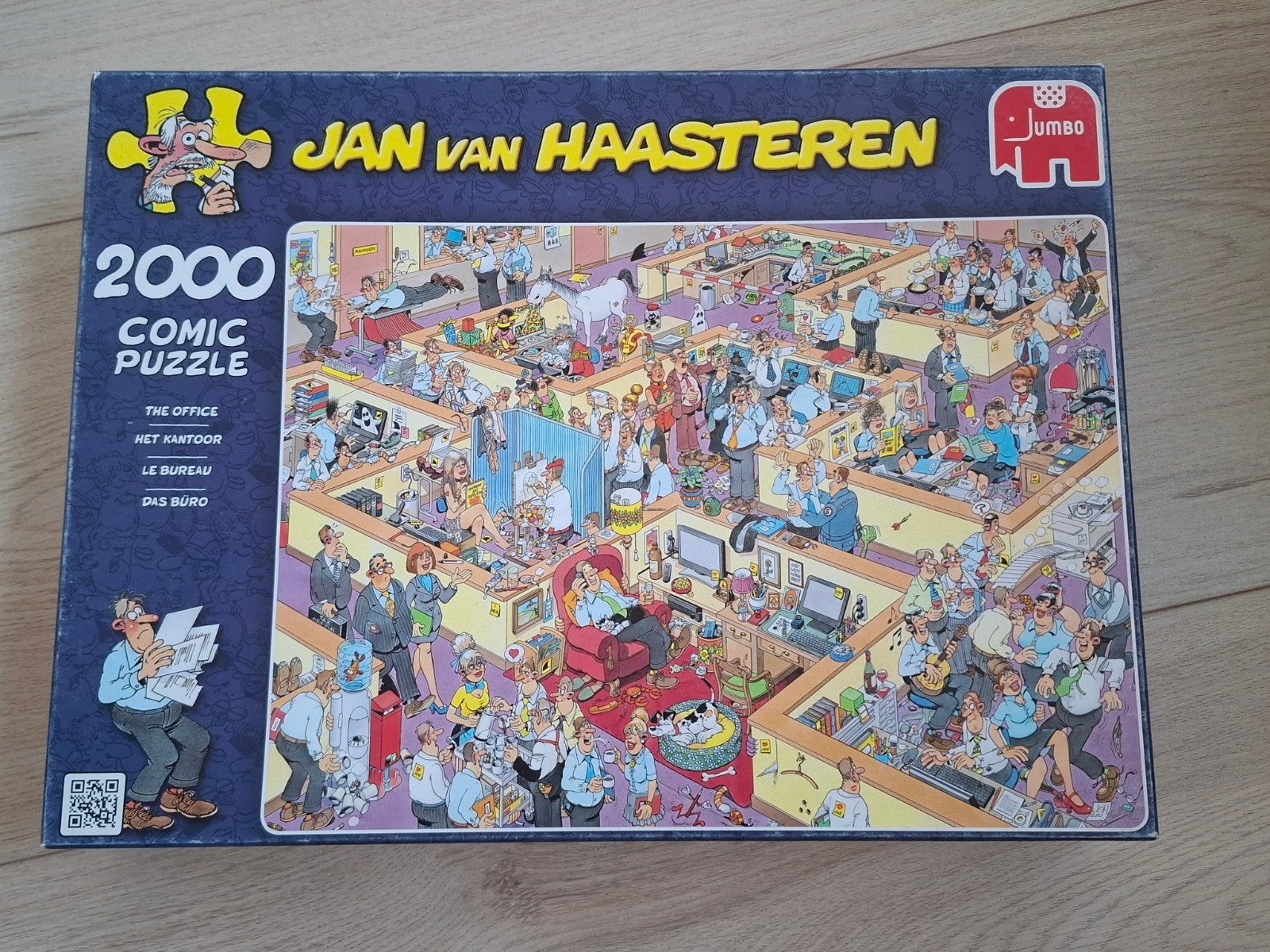 Jan van Haasteren Comic Puzzle - Het Kantoor (2000 stukjes), Ophalen of Verzenden, Meer dan 50 stukjes, Zo goed als nieuw, 6 jaar of ouder