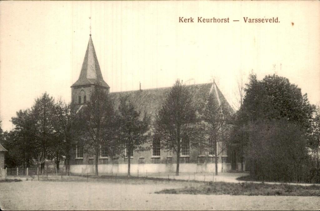 Varsseveld - Kerk Keurhorst - Ansicht, Ophalen of Verzenden, Voor 1920, Ongelopen, Gelderland