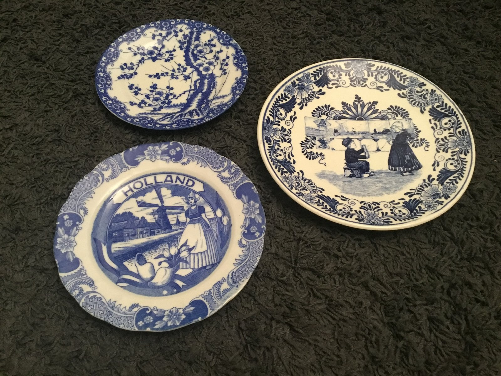 3 leuke bordjes, Ophalen of Verzenden, Zo goed als nieuw