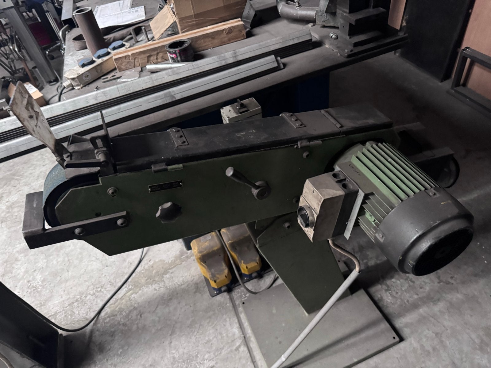 Bandschuurmachine 80mm breed - Professioneel, Ophalen, Gebruikt, Bandschuurmachine