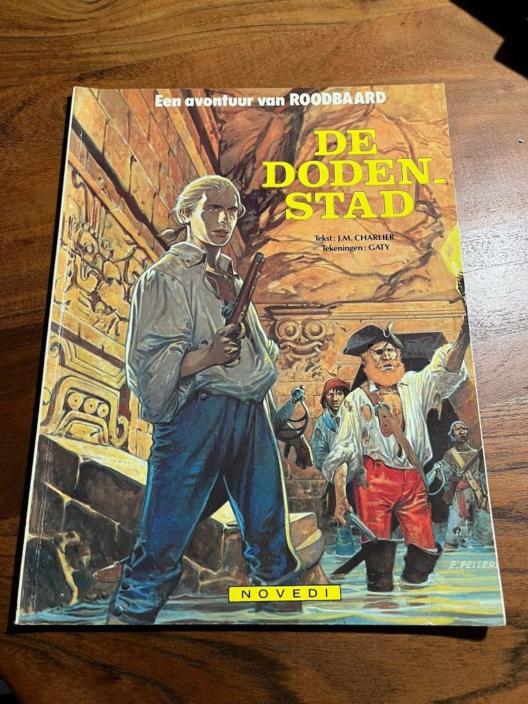 Roodbaard 23 – De Dodenstad, Eén stripboek, Ophalen of Verzenden, Zo goed als nieuw