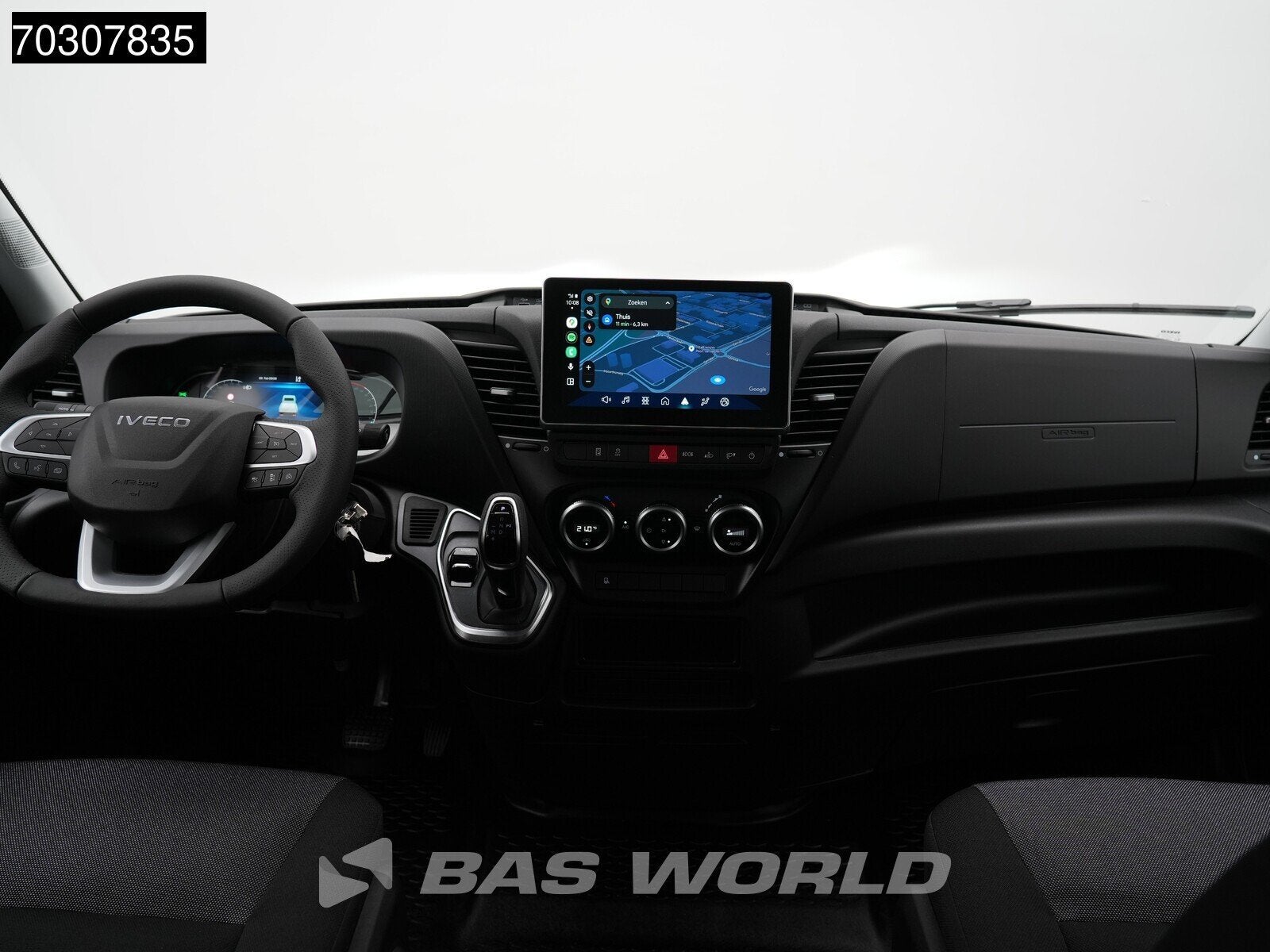Iveco Daily 35C21 3.0L Open Laadbak Dubbel Cabine 210PK Dubb, Automaat, Stof, Euro 6, 4 cilinders