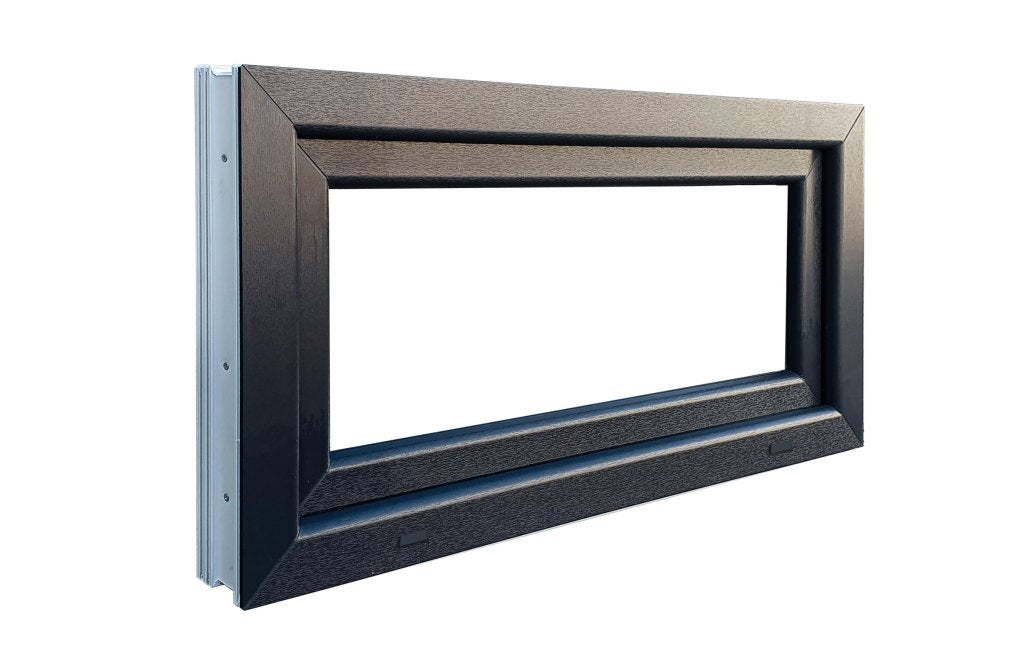 Kunststof antraciet kiepkozijn b100 x h50 RAL 7016