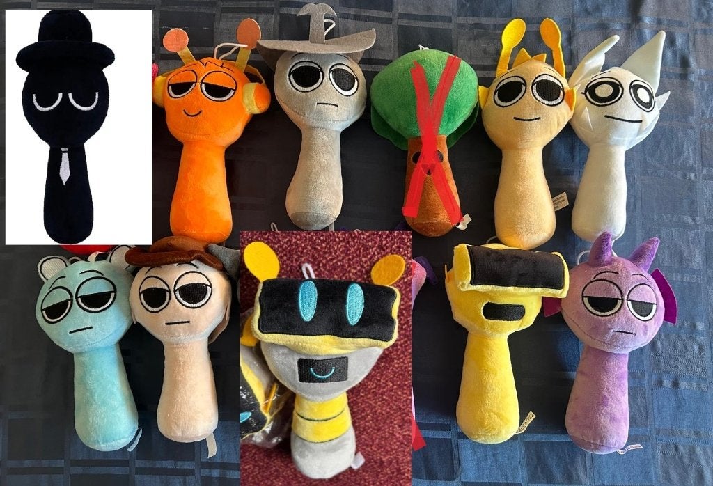 Sprunki Pluche knuffels nieuw per stuk €5, Ophalen of Verzenden, Nieuw, Overige typen
