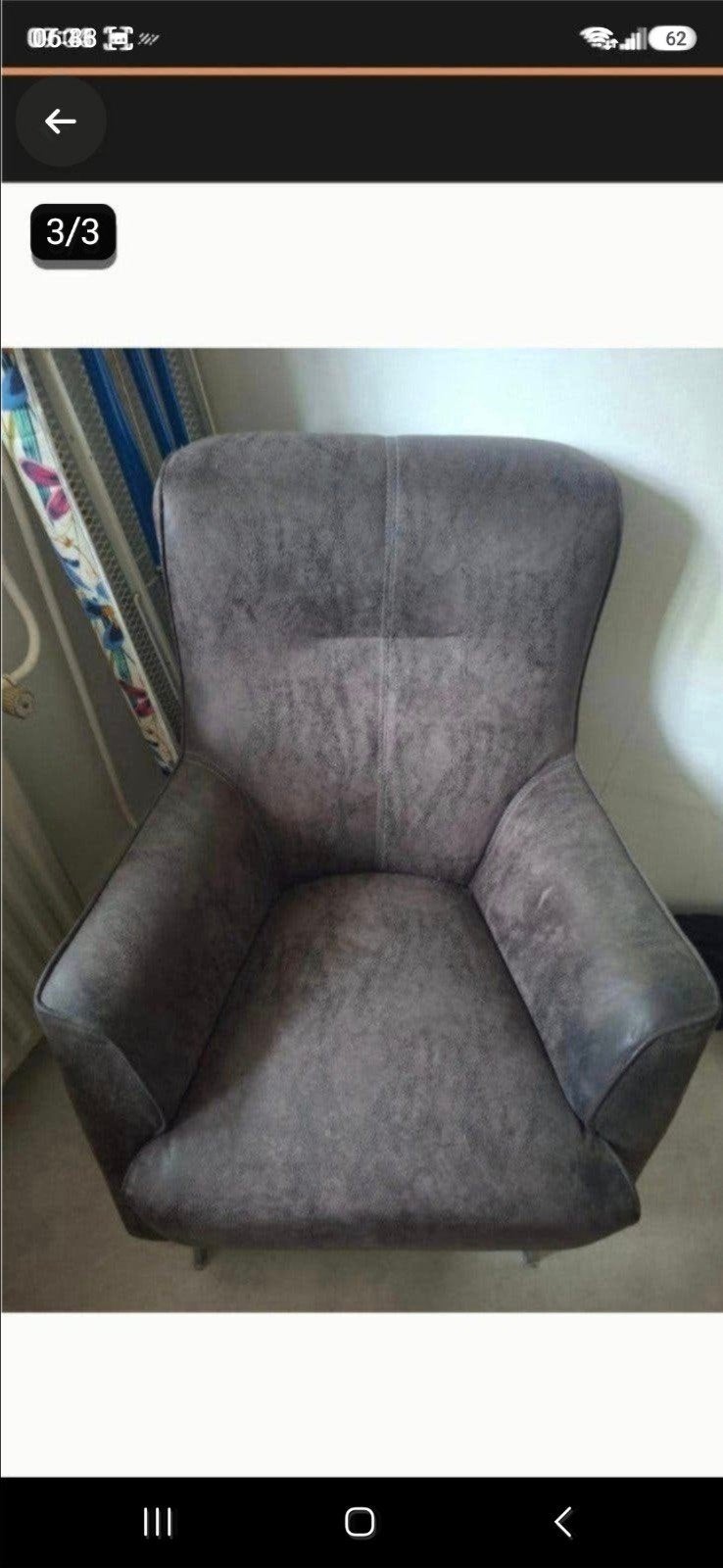 Henders and Hazel fauteuil echt leer!!, Huis en Inrichting, Ophalen, Zo goed als nieuw, 75 tot 100 cm, Modern
