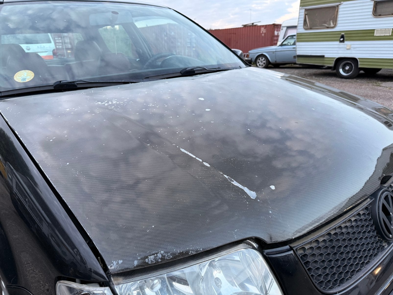 Carbon motorkap VW Polo 6n2, Auto-onderdelen, Ophalen, Voor, Motorkap